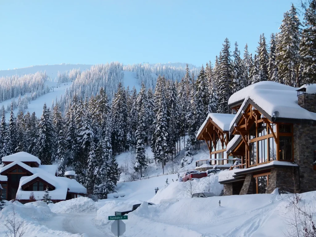 Winter retreat in British Columbia