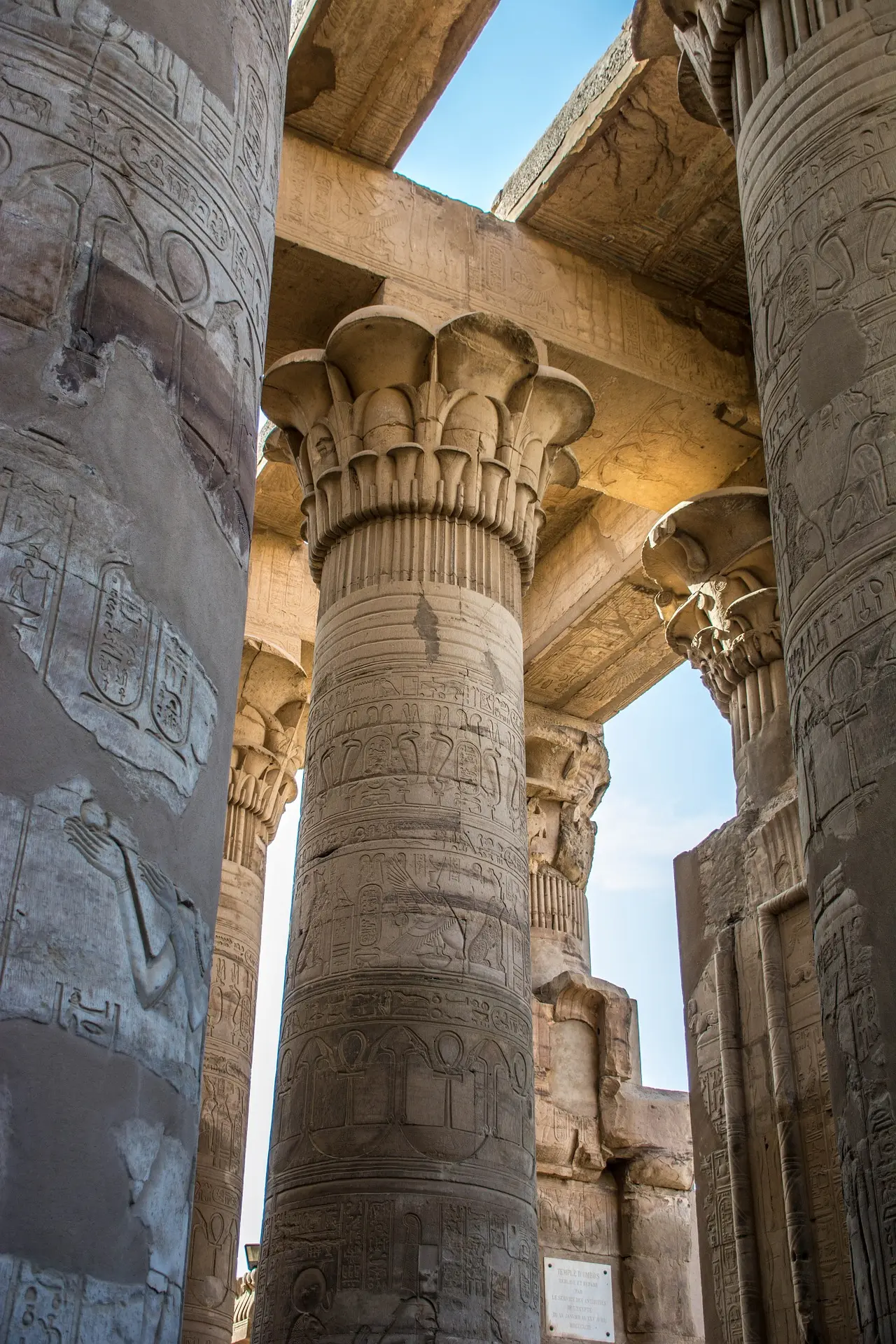 The Temple of Horus at Edfu in Egypt
