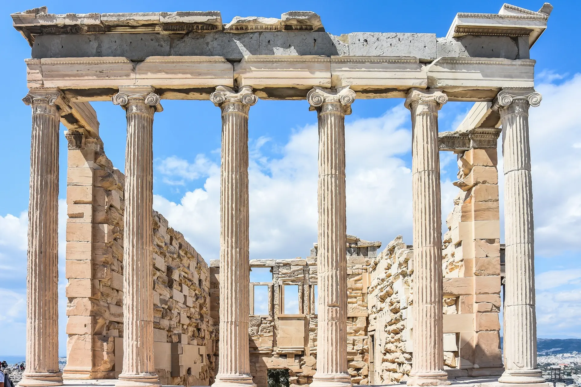 Acropolis of Athens in Greece