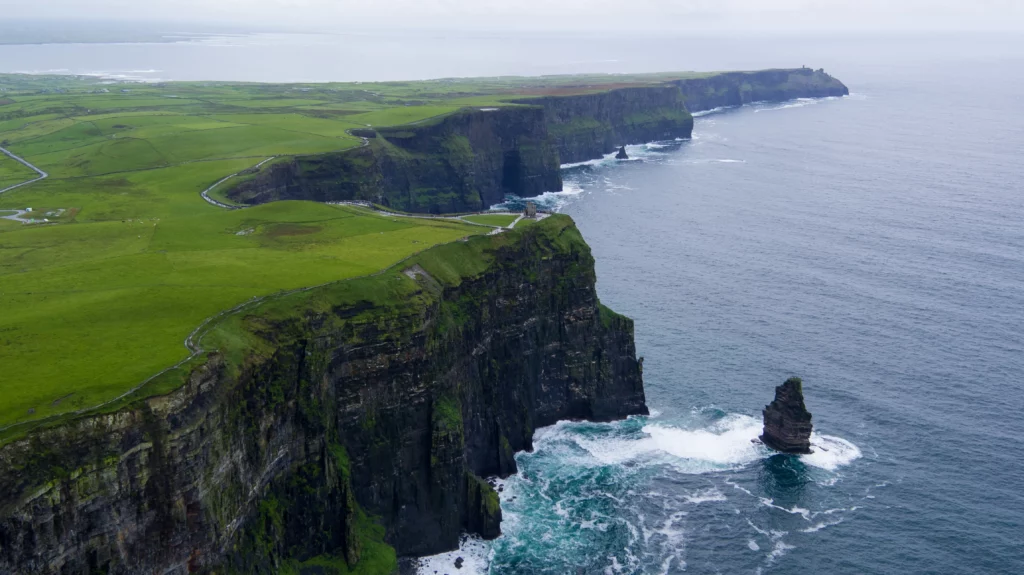 View of Clifs of Moher in Ireland