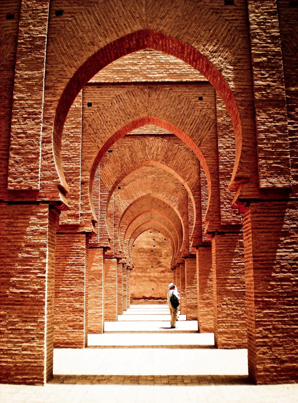 Tinmel Mosque pillars in Morocoo