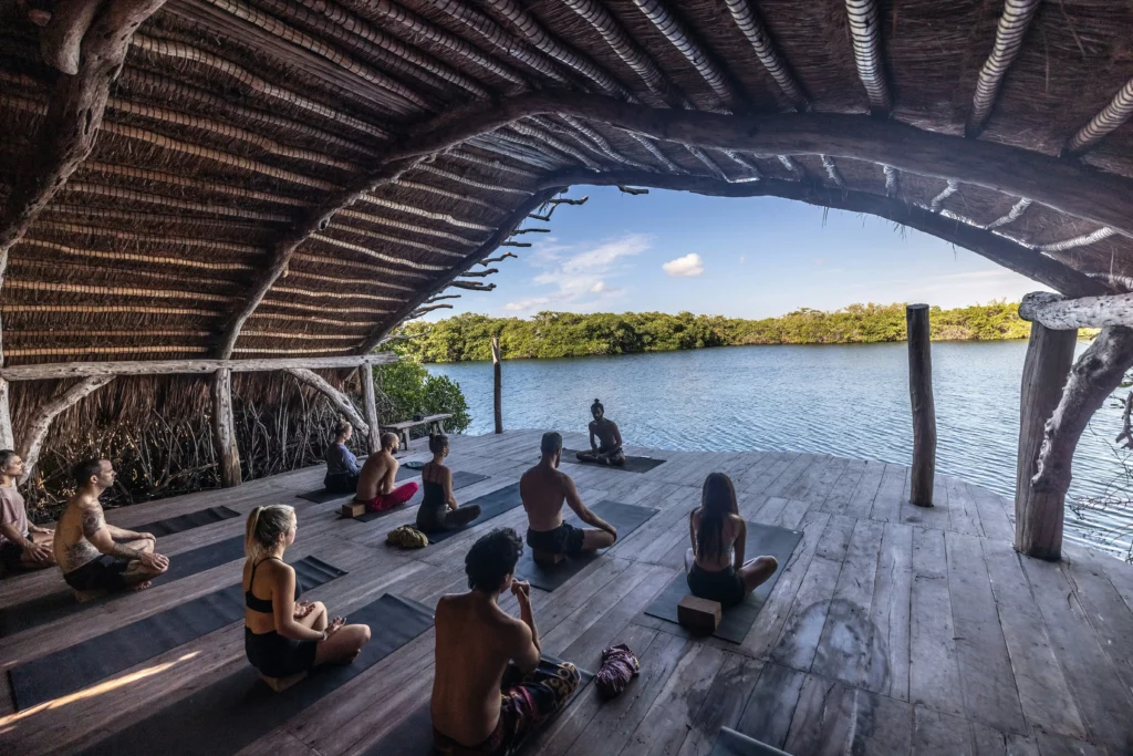 luxury yoga group in vietnam