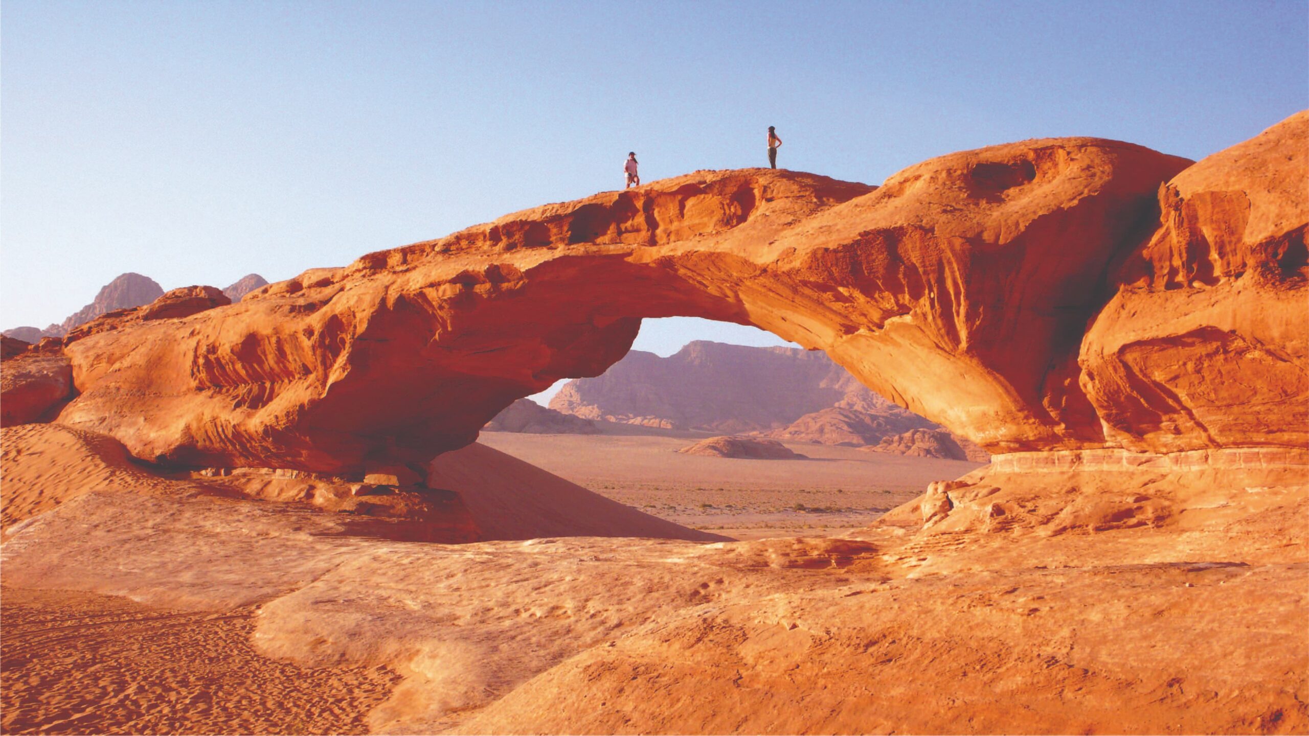 Wadi Rum desert cliff luxury travel hosted by GHardy Tours